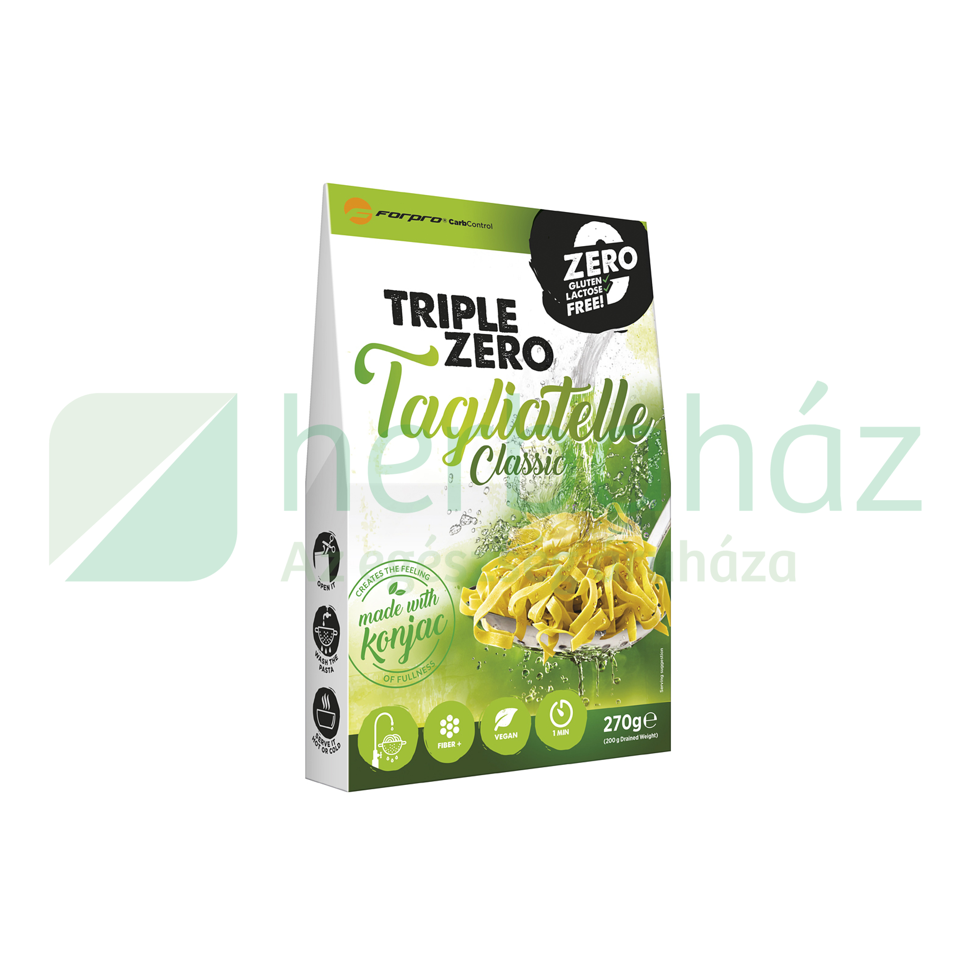 GLUTÉNMENTES FORPRO TÉSZTA TAGLIATELLE NULLA KALÓRIA 270G