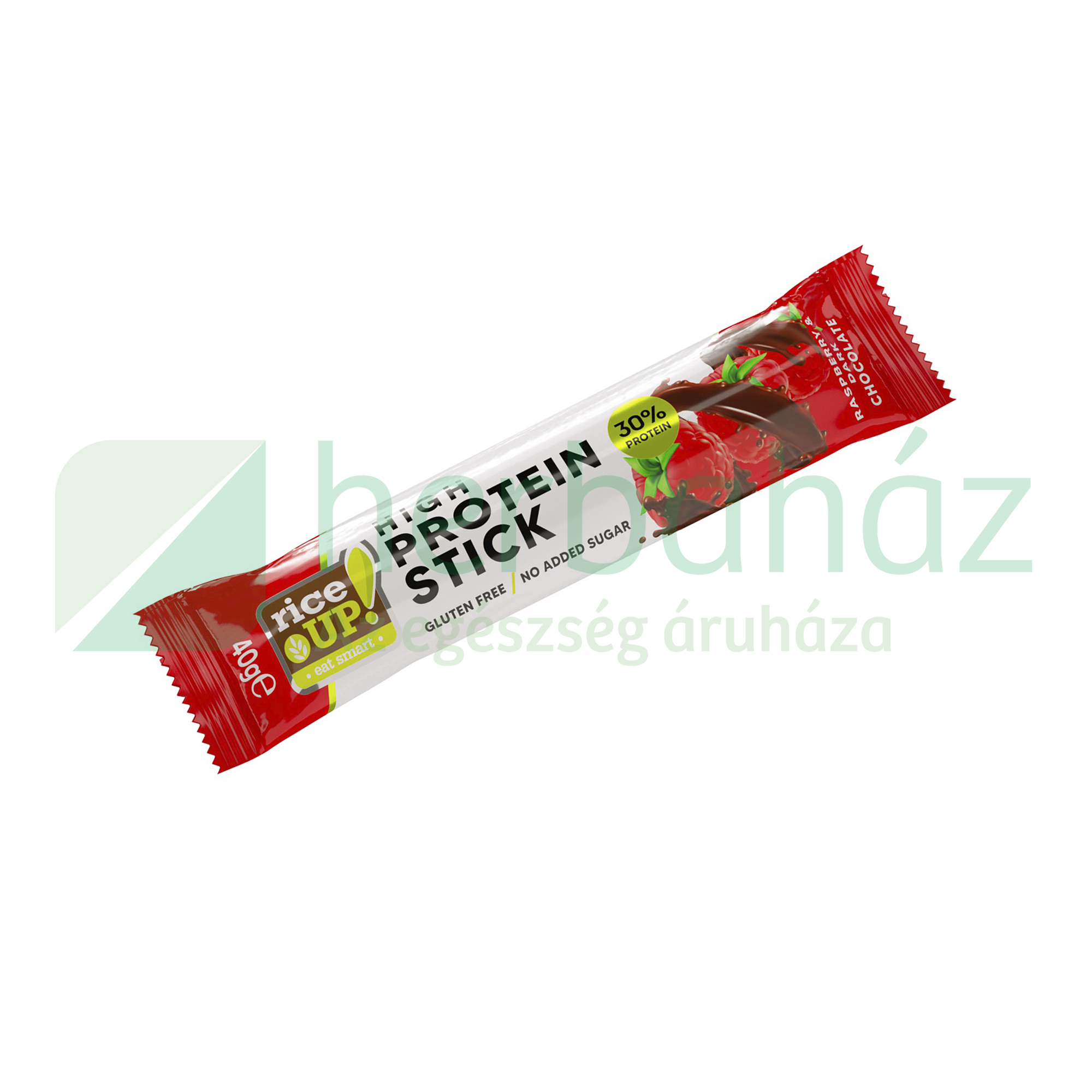 GLUTÉNMENTES RICE UP STICK FEHÉRJESZELET MÁLNA ÍZŰ HCN 40G