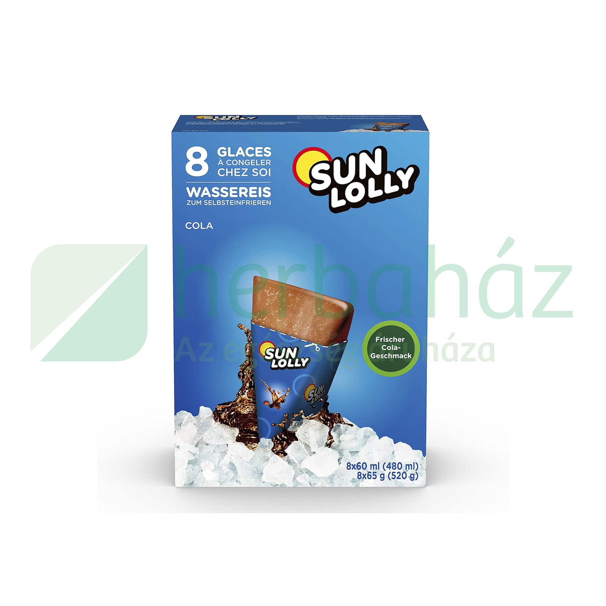 GLUTÉNMENTES SUNLOLLY JÉGKRÉM COLA ÍZBEN LAKTÓZMENTES 480ML