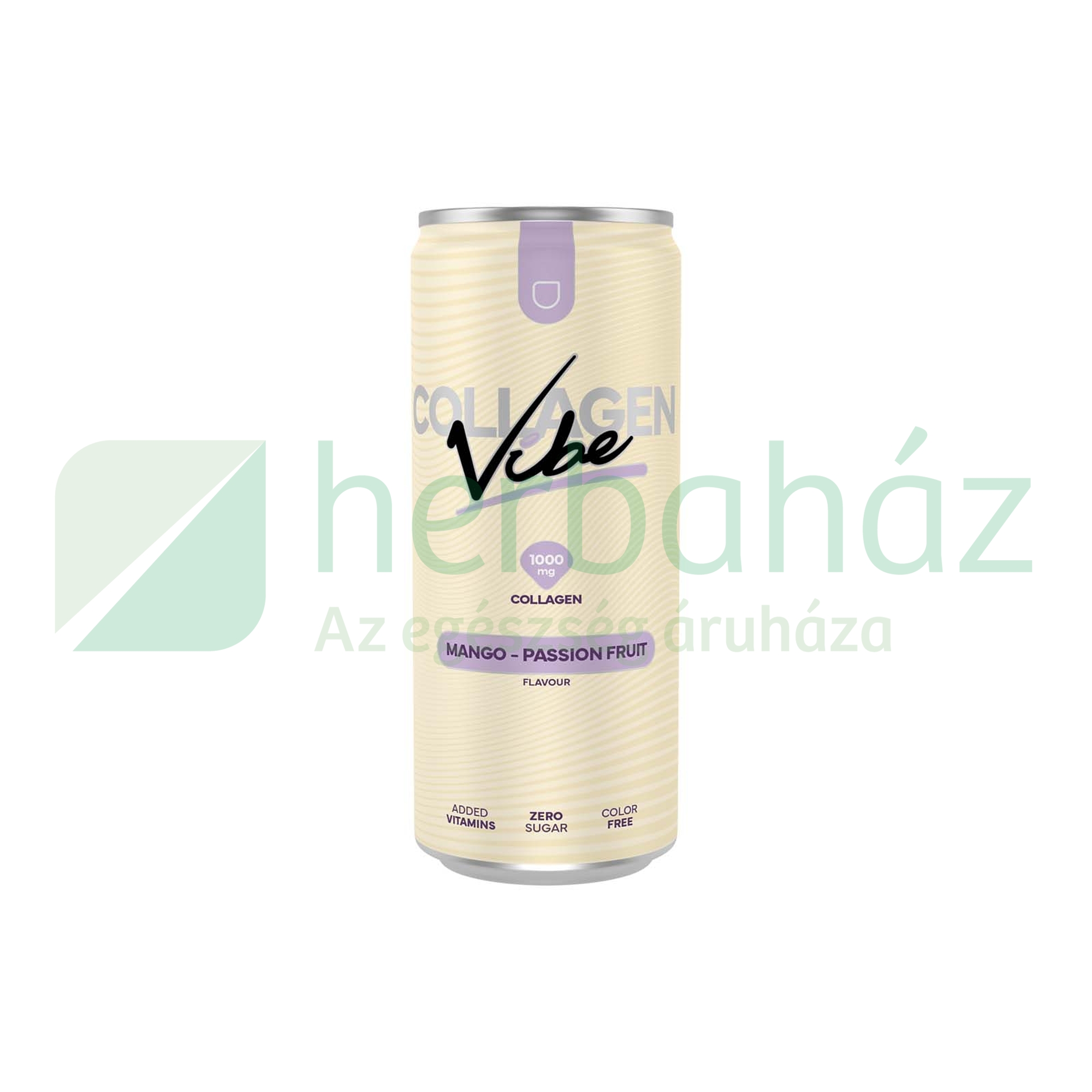 GM COLLAGEN VIBE MANGO ÉS MARACUJA ÍZŰ SZÉNSAVAS ÜDÍTŐITAL KOLLAGÉNNEL 330ML DRS+50FT BETÉTDÍJ