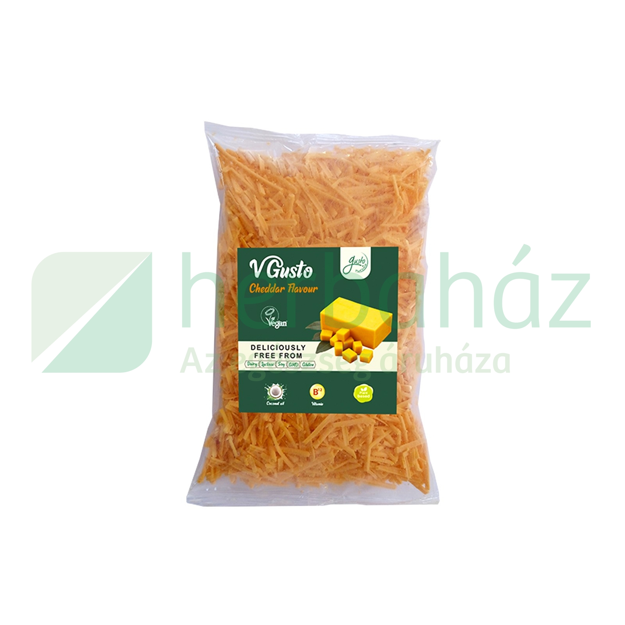 GUSTO VEGÁN CHEDDAR RESZELT KÉSZÍTMÉNY 200G [H]