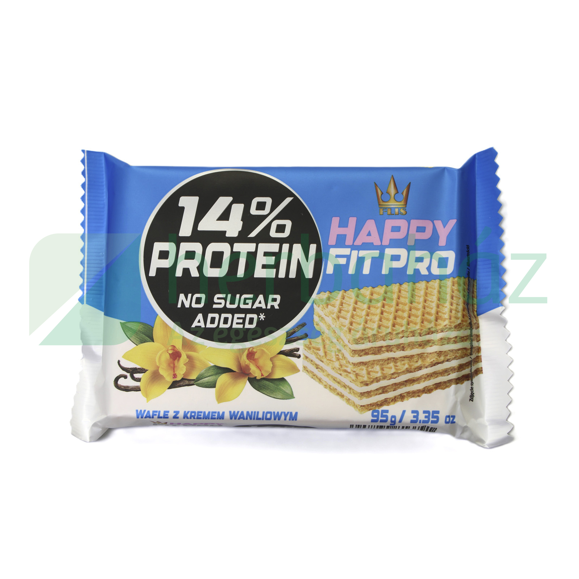 HAPPY FIT PRO VANÍLIÁS OSTYASZELET HOZZÁADOTT CUKOR NÉLKÜL 95G