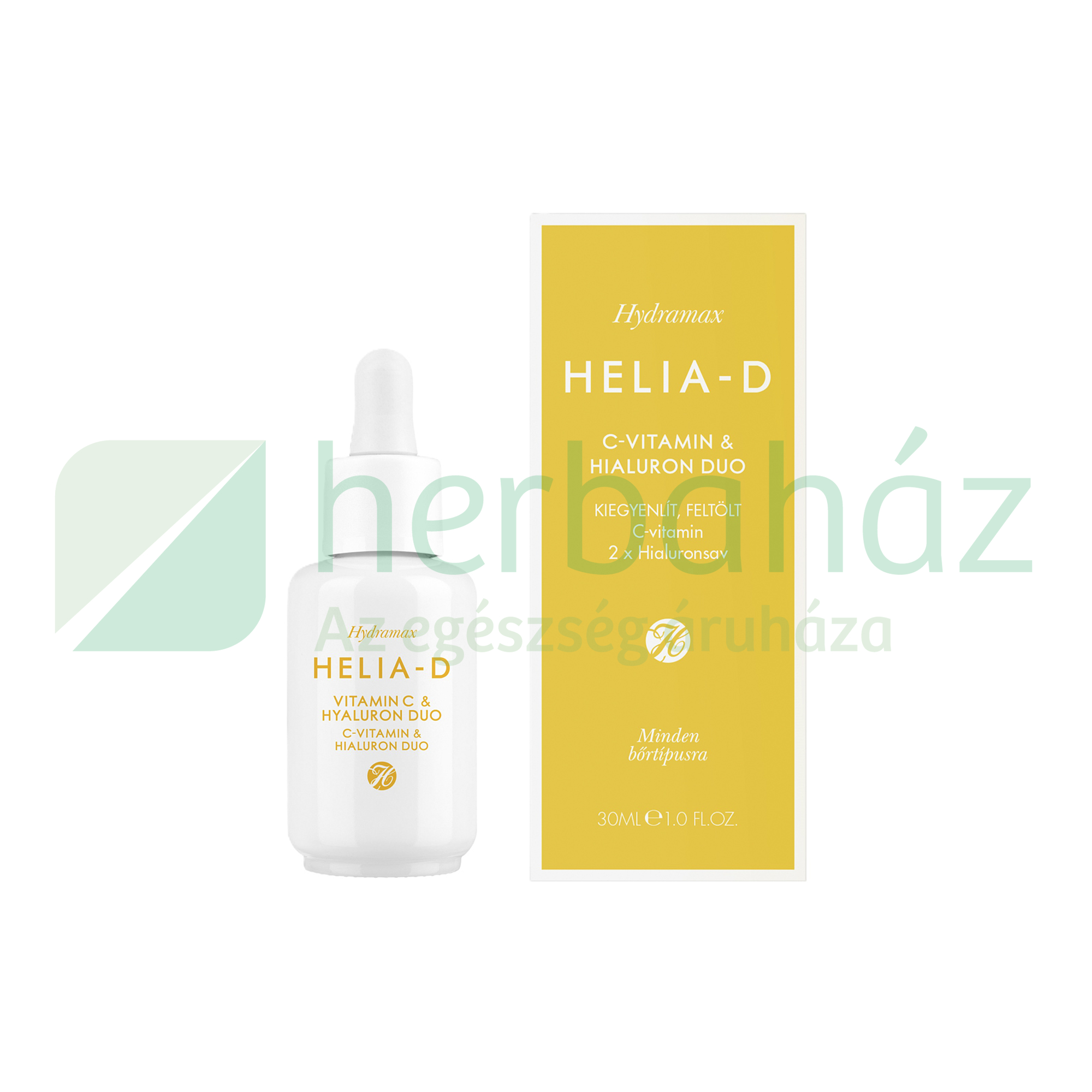 HELIA-D HYDRAMAX C-VITAMIN ÉS HIALURON DUO SZÉRUM 30ML