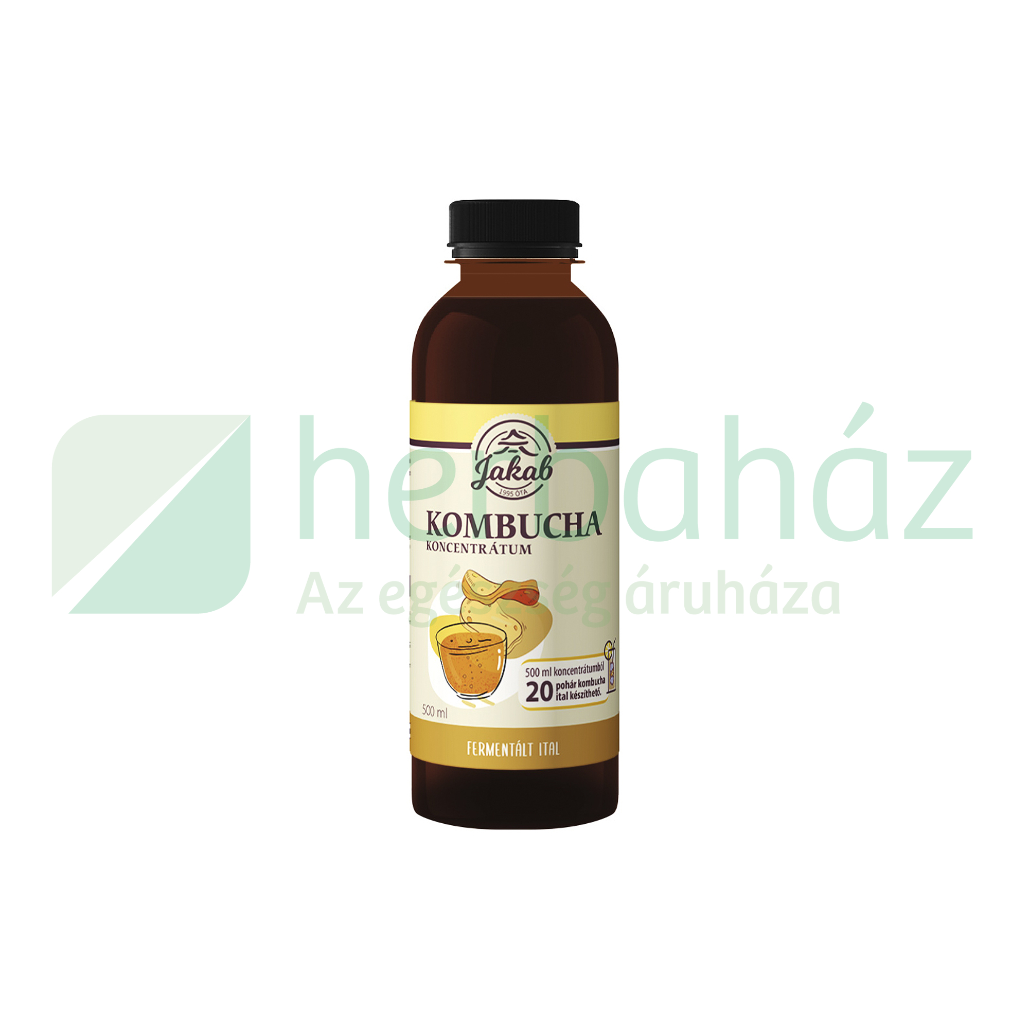 JAKAB KOMBUCHA KONCENTRÁTUM NATÚR 500ML DRS+50FT BETÉTDÍJ