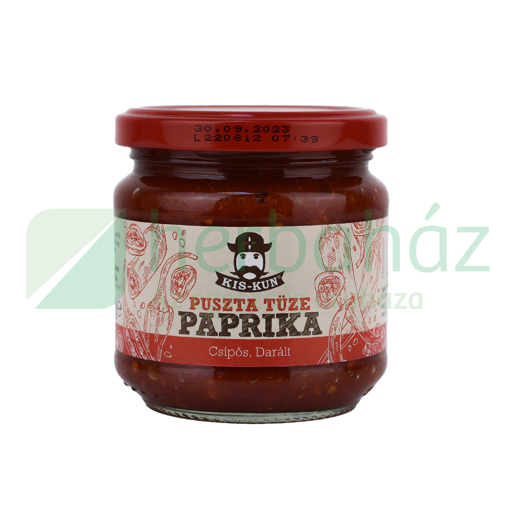 KIS-KUN PUSZTA TÜZE CSÍPŐS PAPRIKA, DARÁLT 200G