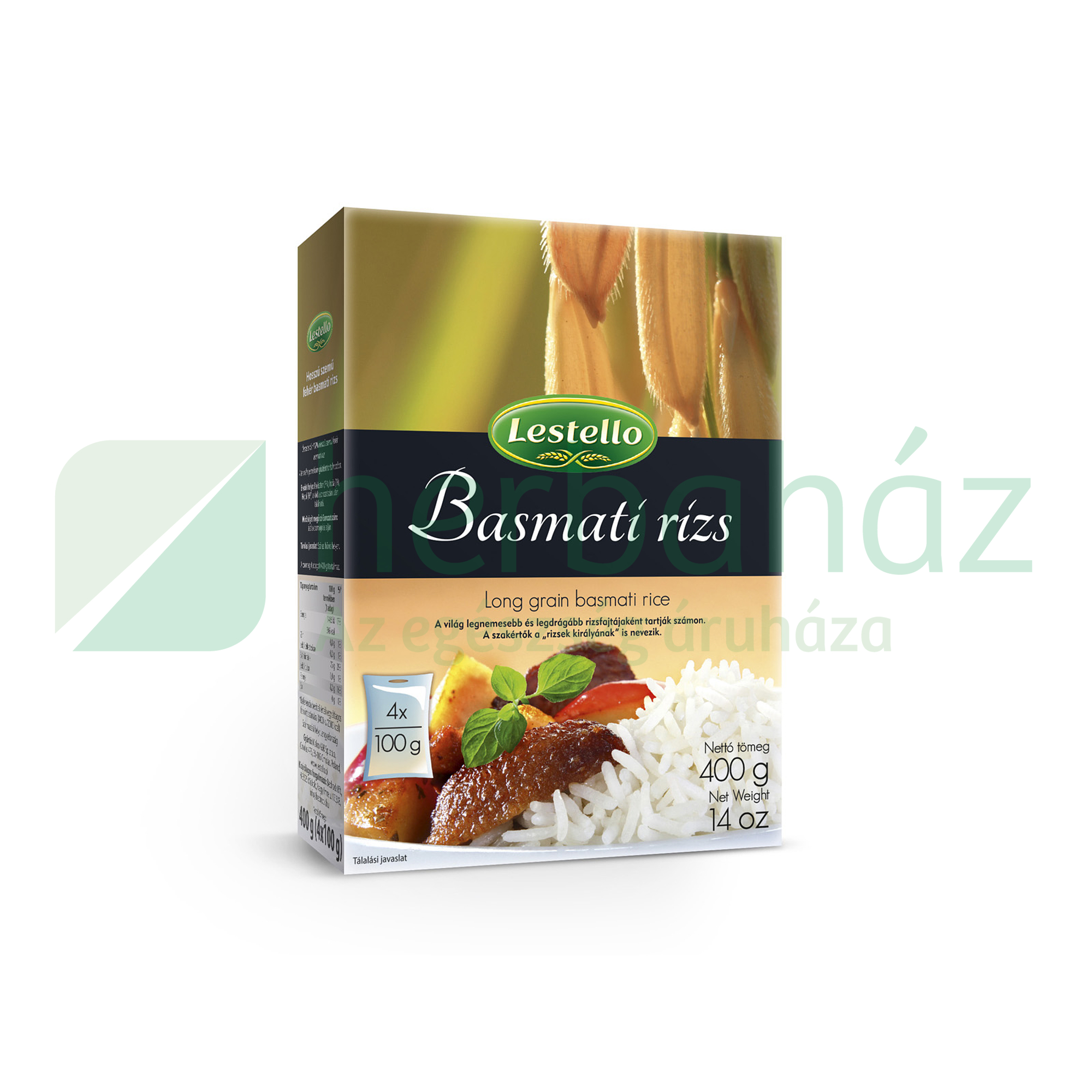 LESTELLO - HOSSZÚ SZEMŰ FEHÉR BASMATI RIZS 400G