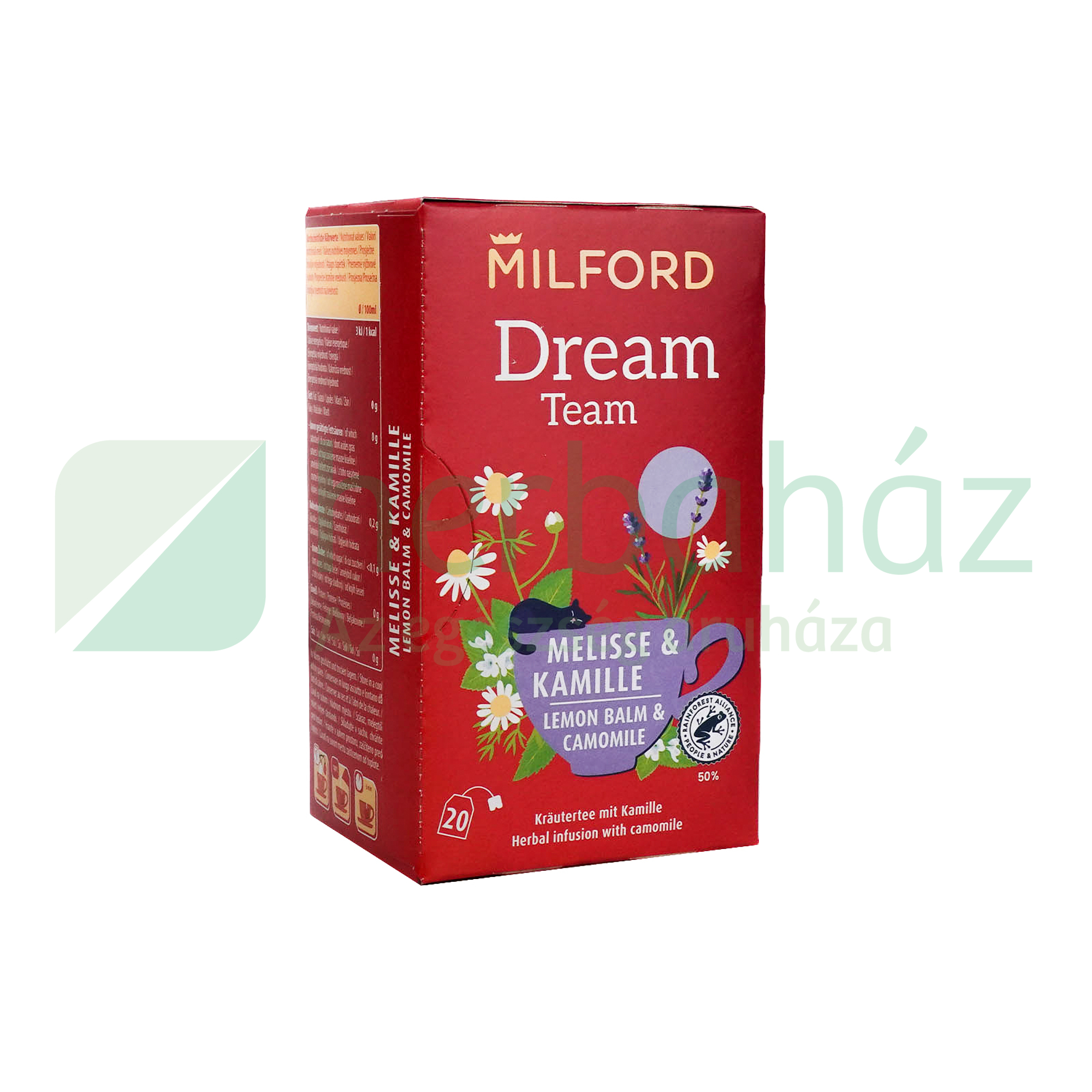 MILFORD DREAM TEAM-GYÓGYNÖVÉNYES TEAKEVERÉK 20DB