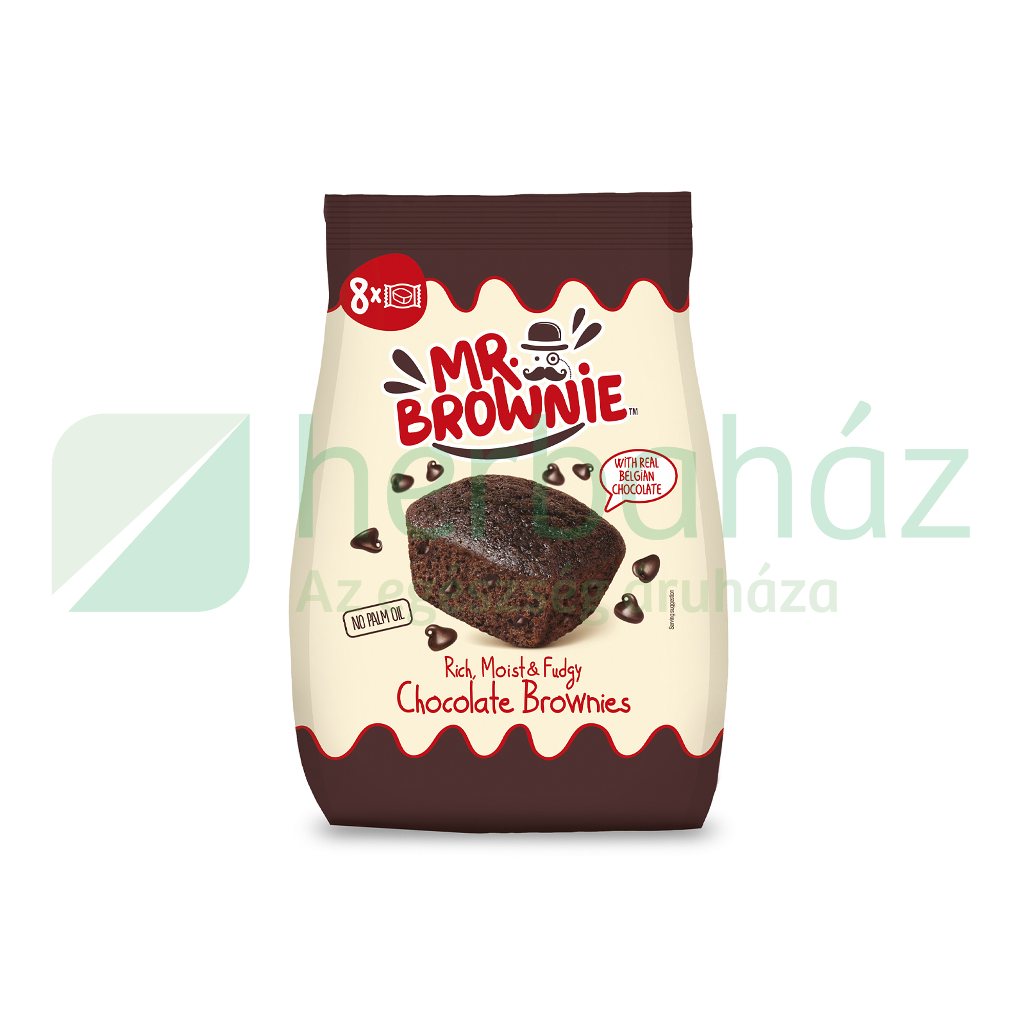 MR. BROWNIE CSOKOLÁDÉ DARABOS BROWNIES 200G