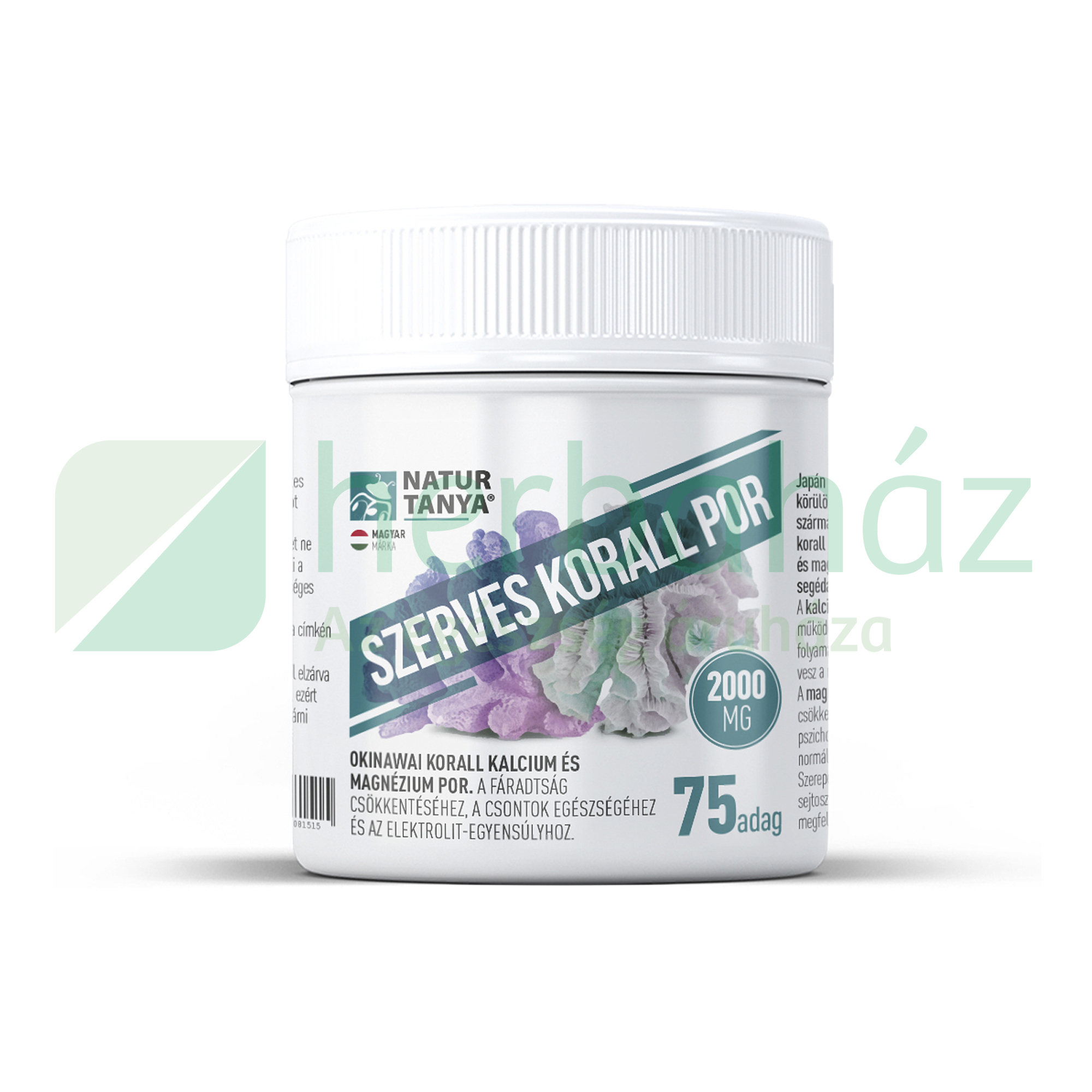 NATUR TANYA SZERVES KORALL POR 150G