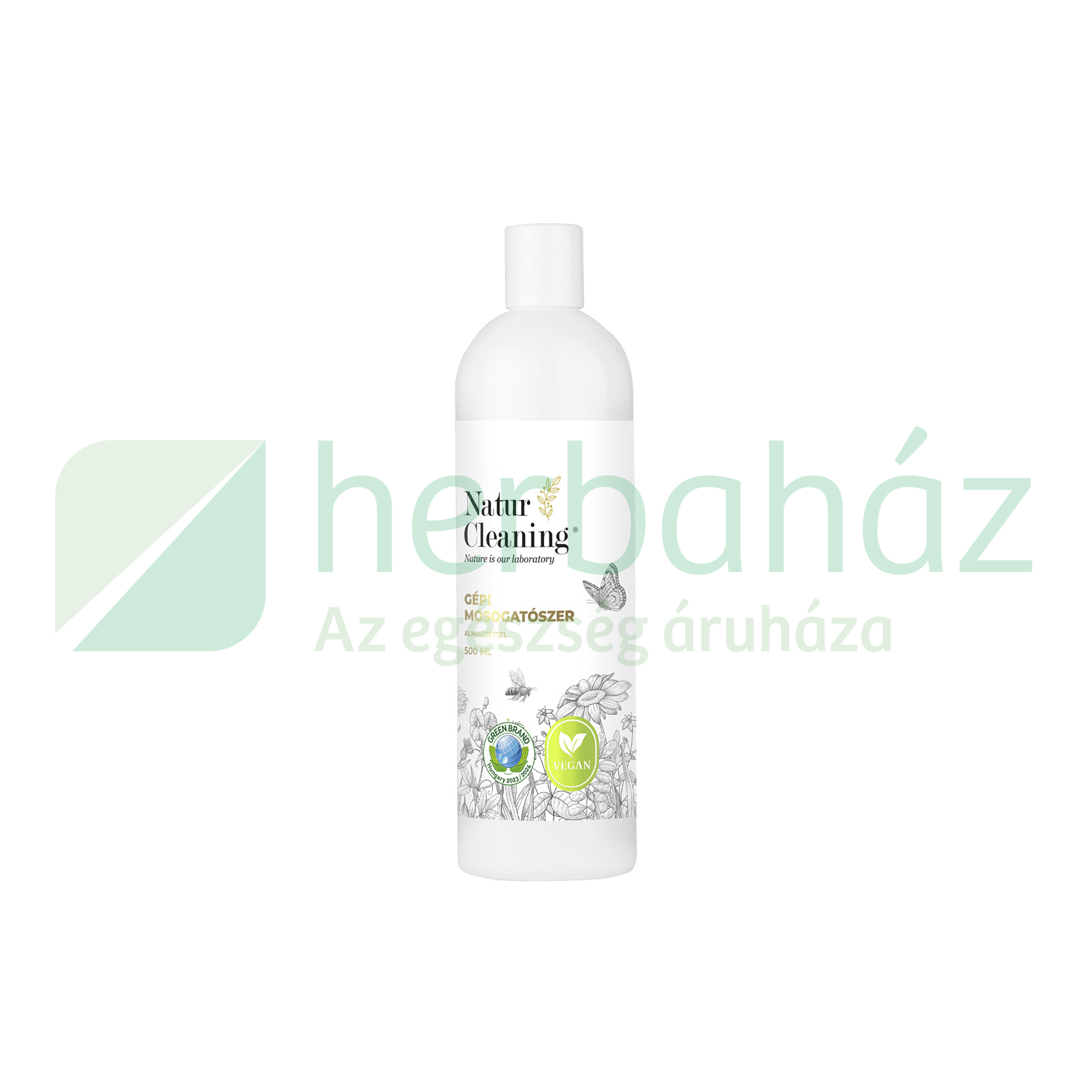 NATURCLEANING GÉPI MOSOGATÓSZER ALMAECETTEL 500ML