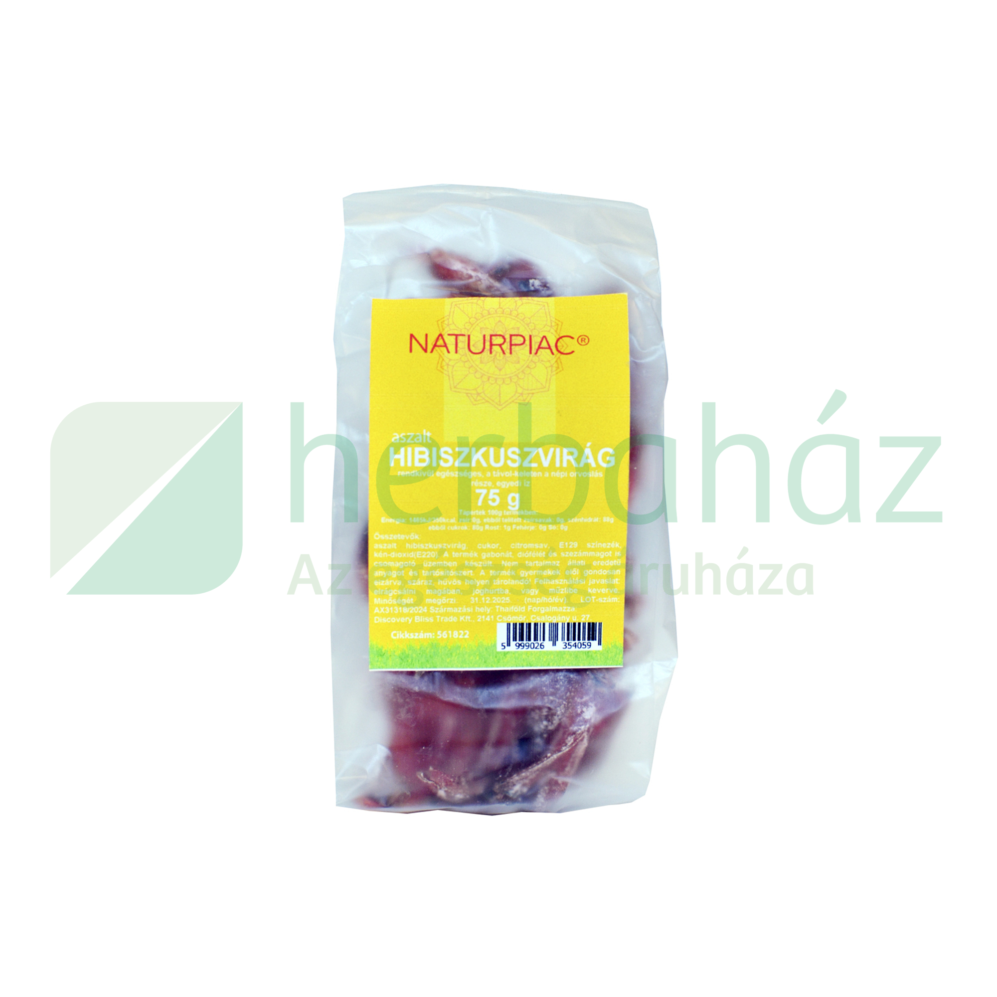 NATURPIAC ASZALT HIBISZKUSZVIRÁG 75G