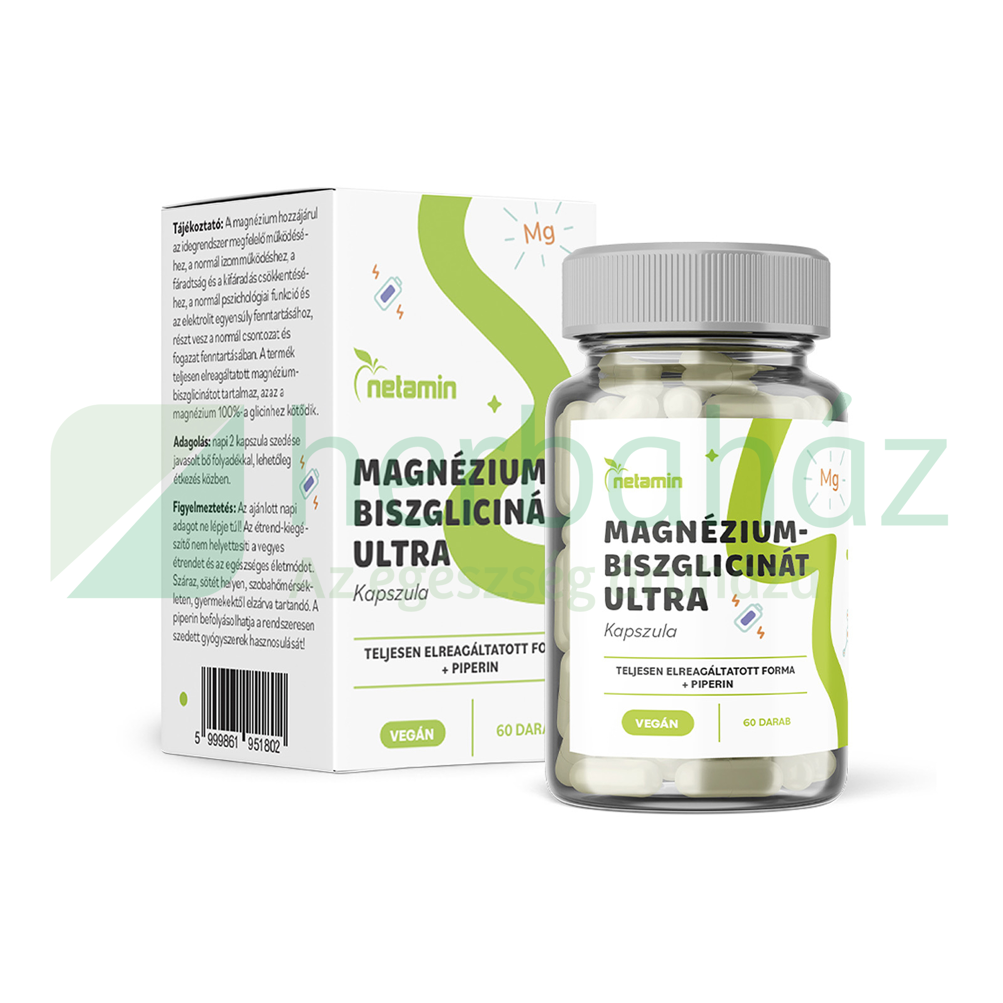 NETAMIN MAGNÉZIUM-BISZGLICINÁT ULTRA KAPSZULA 60DB