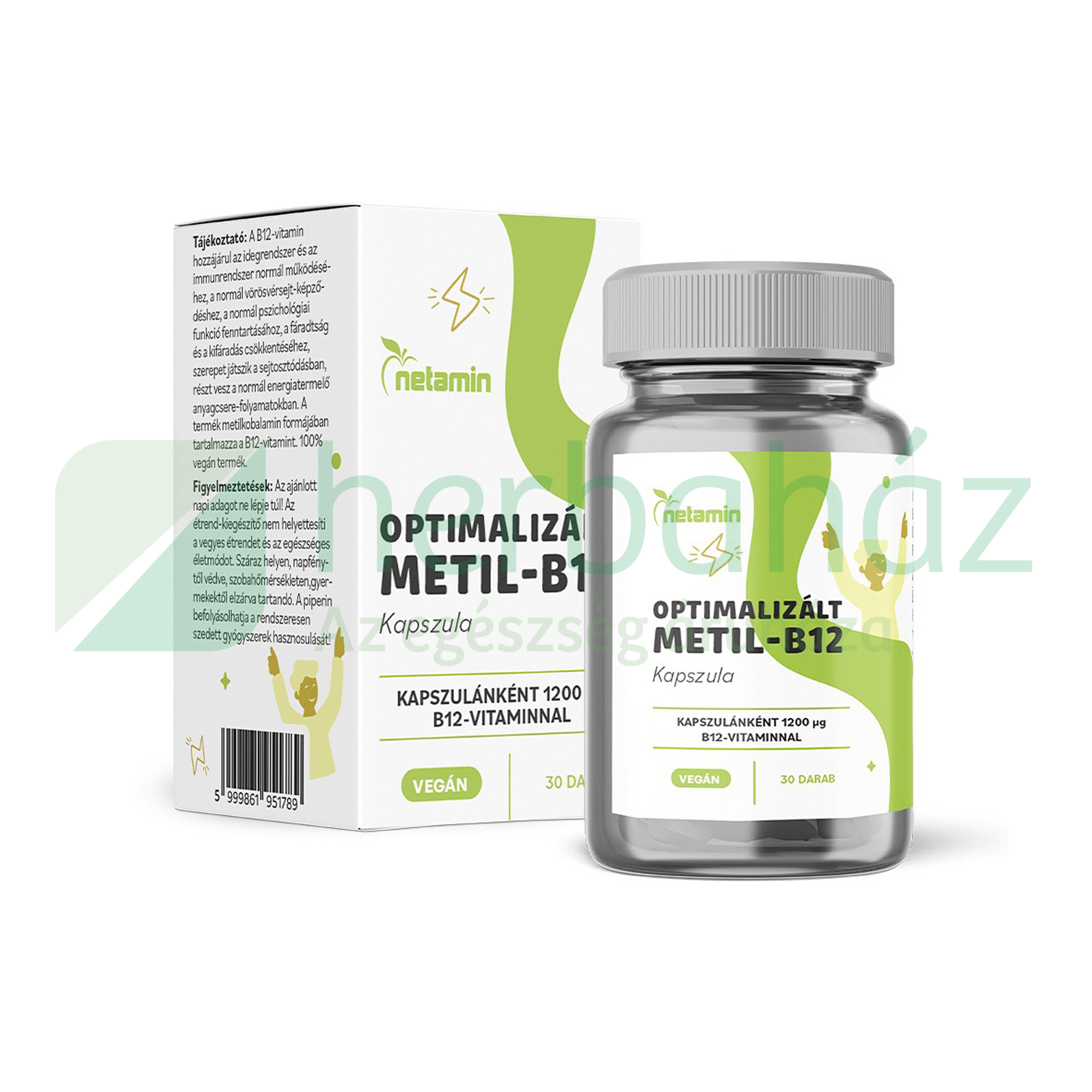 NETAMIN OPTIMALIZÁLT METIL-B12 KAPSZULA 30DB