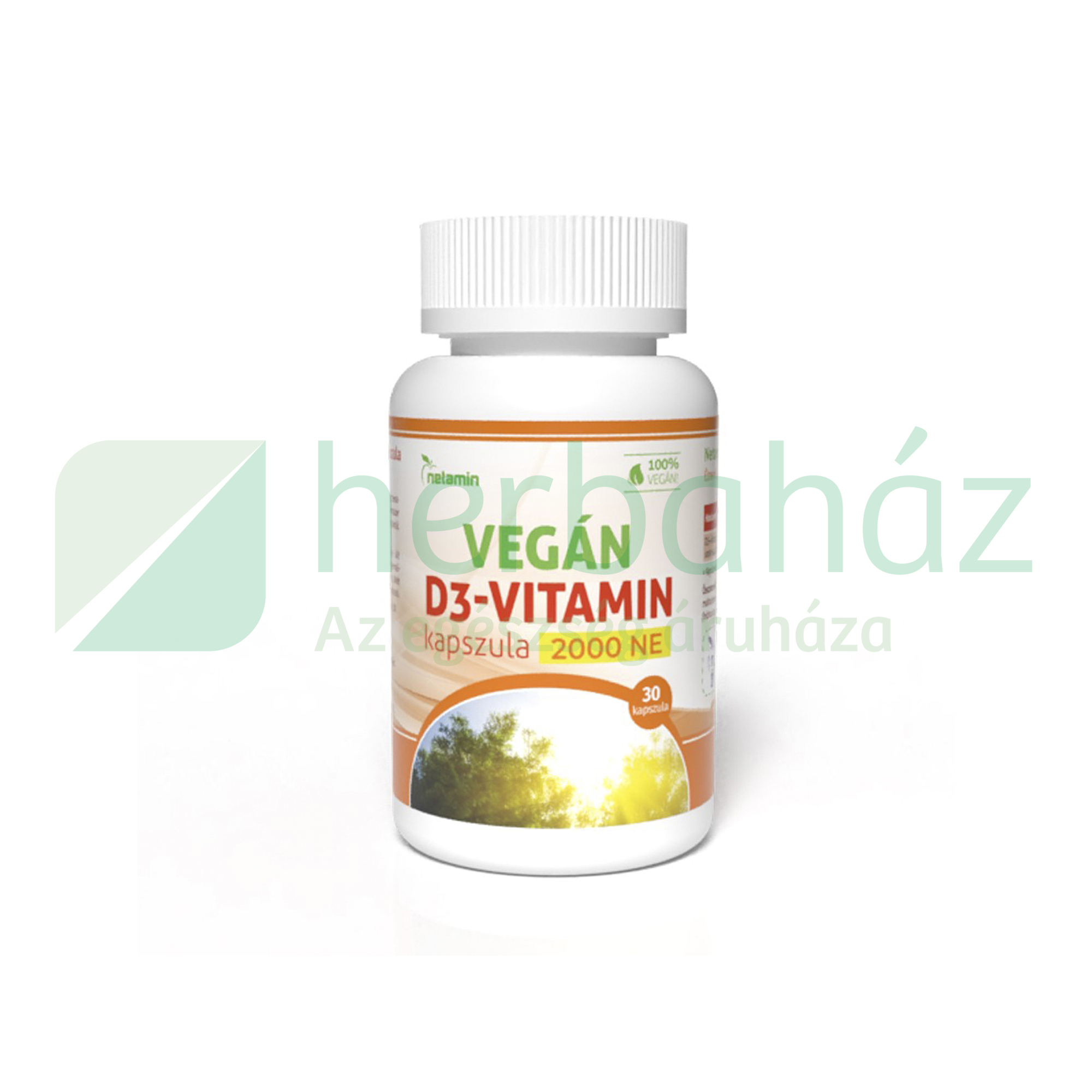 NETAMIN VEGÁN D3-VITAMIN 2000NE KAPSZULA 30DB