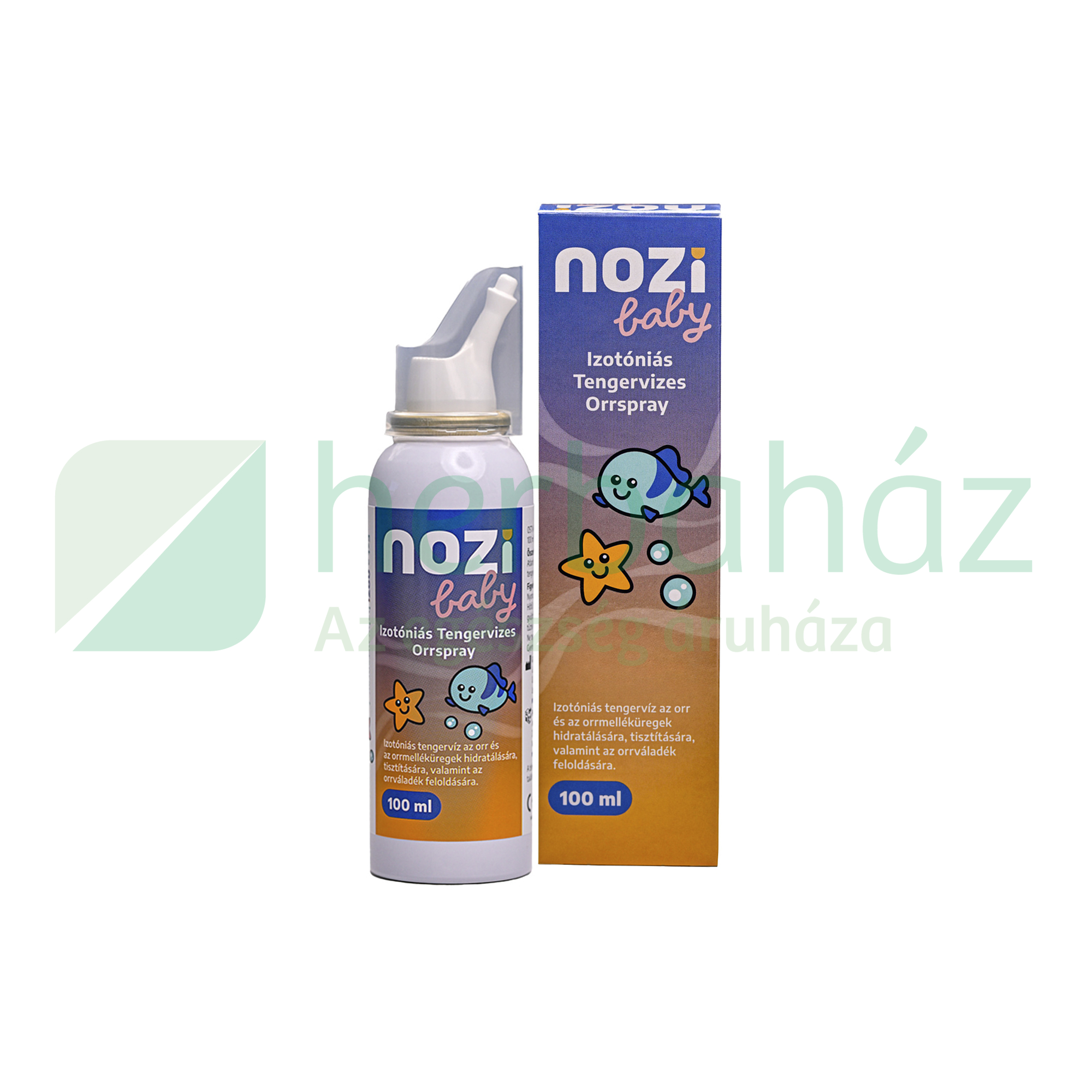 NOZI BABY IZOTÓNIÁS TENGERVIZES ORRSPRAY 100ML