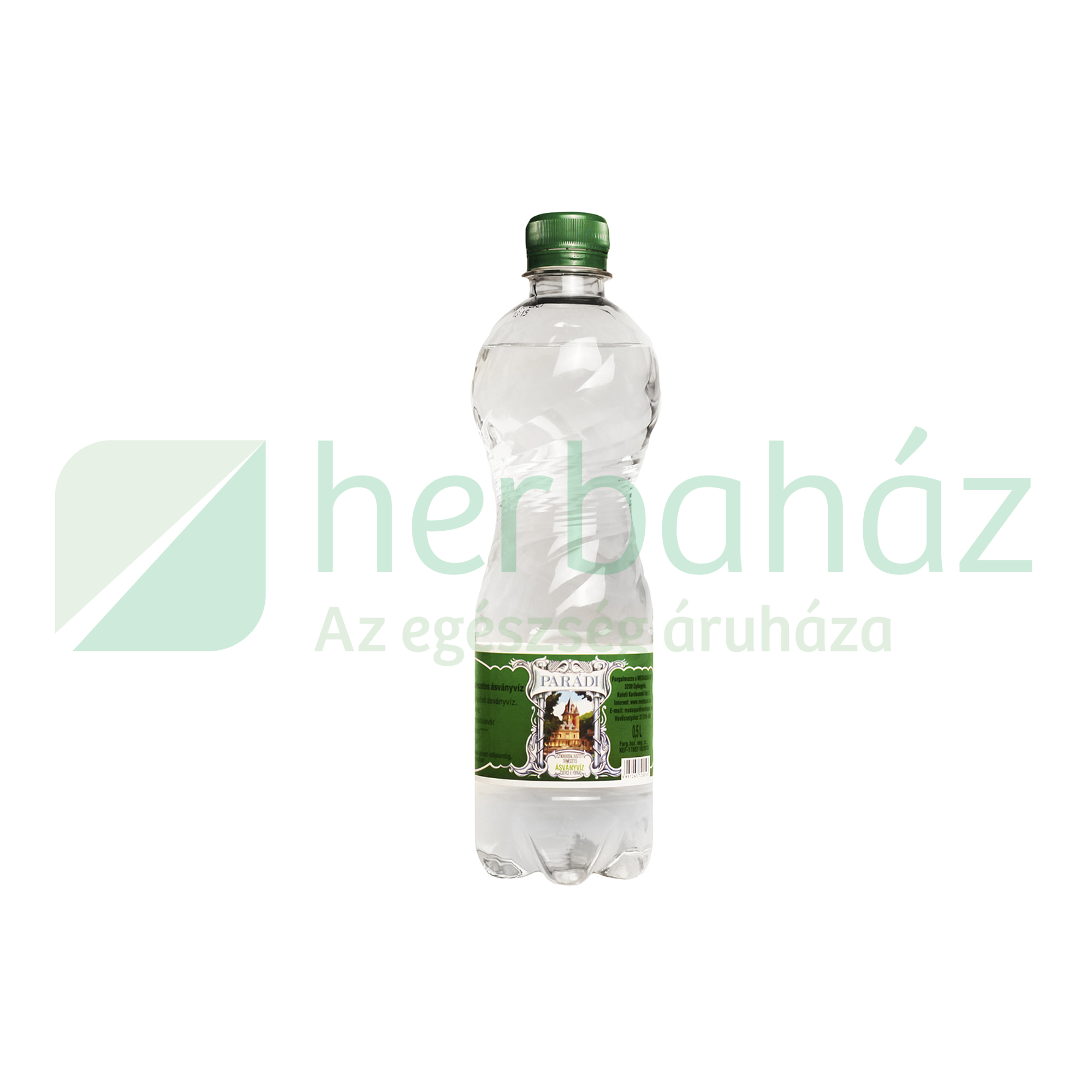 PARÁDI ÁSVÁNYVÍZ SZÉNSAVAS 500ML DRS+50FT BETÉTDÍJ