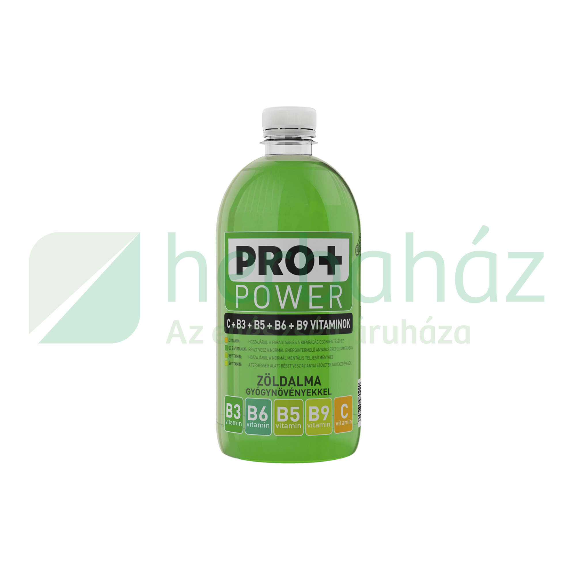 PRO+ POWER VITAMINOKKAL ZÖLDALMA GYÓGYNÖVÉNYEKKEL 750ML DRS+50FT BETÉTDÍJ