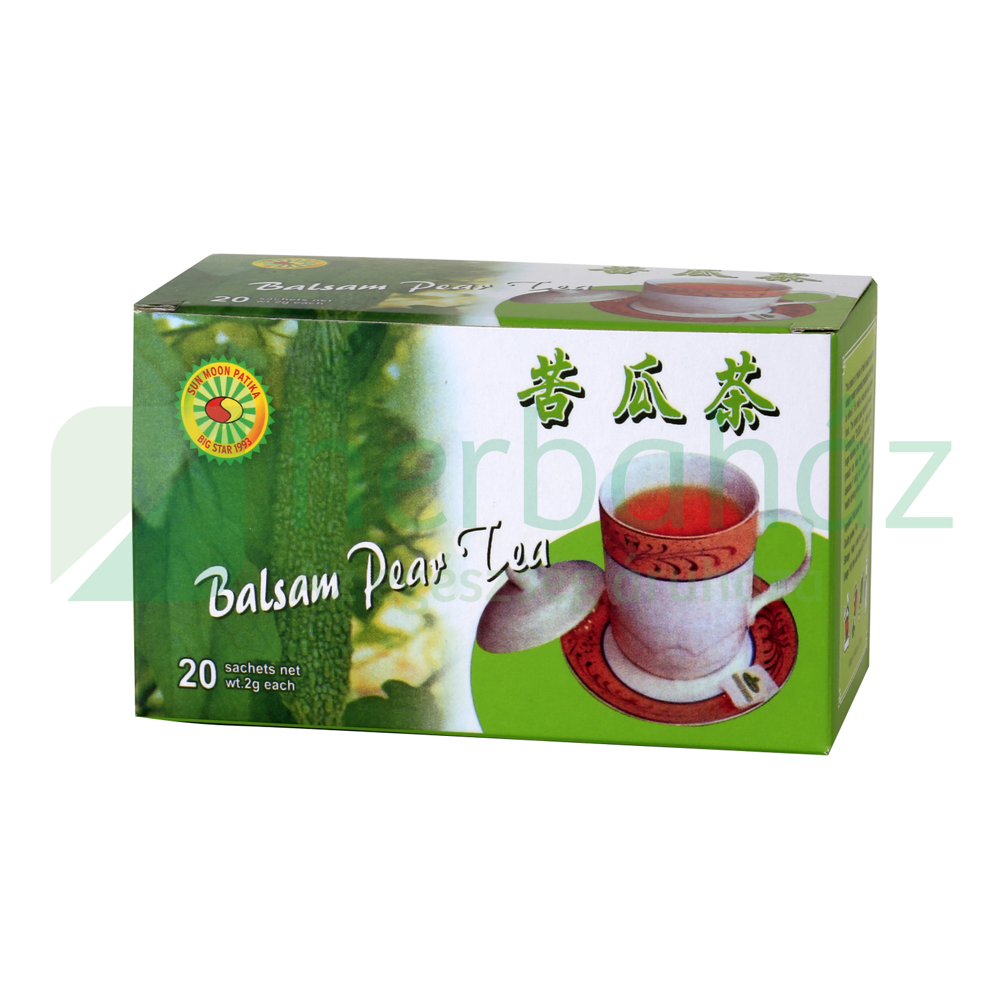 SUN MOON BALZSAMKÖRTE TEA FILTERES 20DB