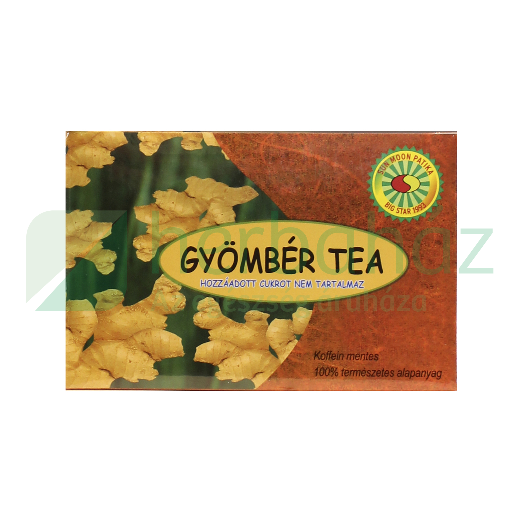 SUN MOON GYÖMBÉR TEA FILTERES 20DB