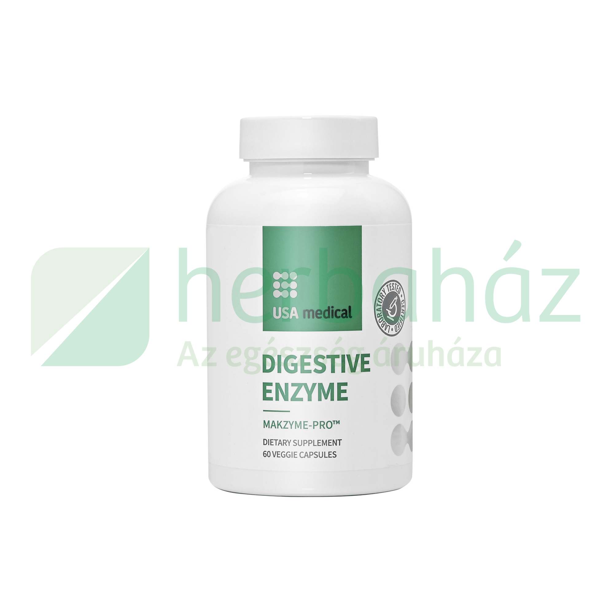 USA MEDICAL DIGESTIVE ENZYME - EMÉSZTŐENZIM KAPSZULA 60DB