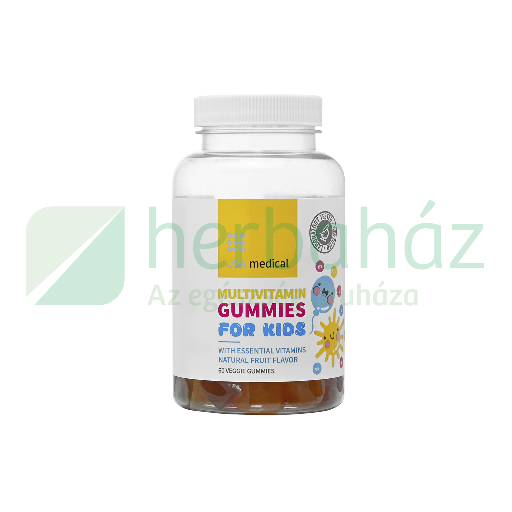 USA MEDICAL MULTIVITAMIN GUMIPASZTILLA GYEREKEKNEK 60DB