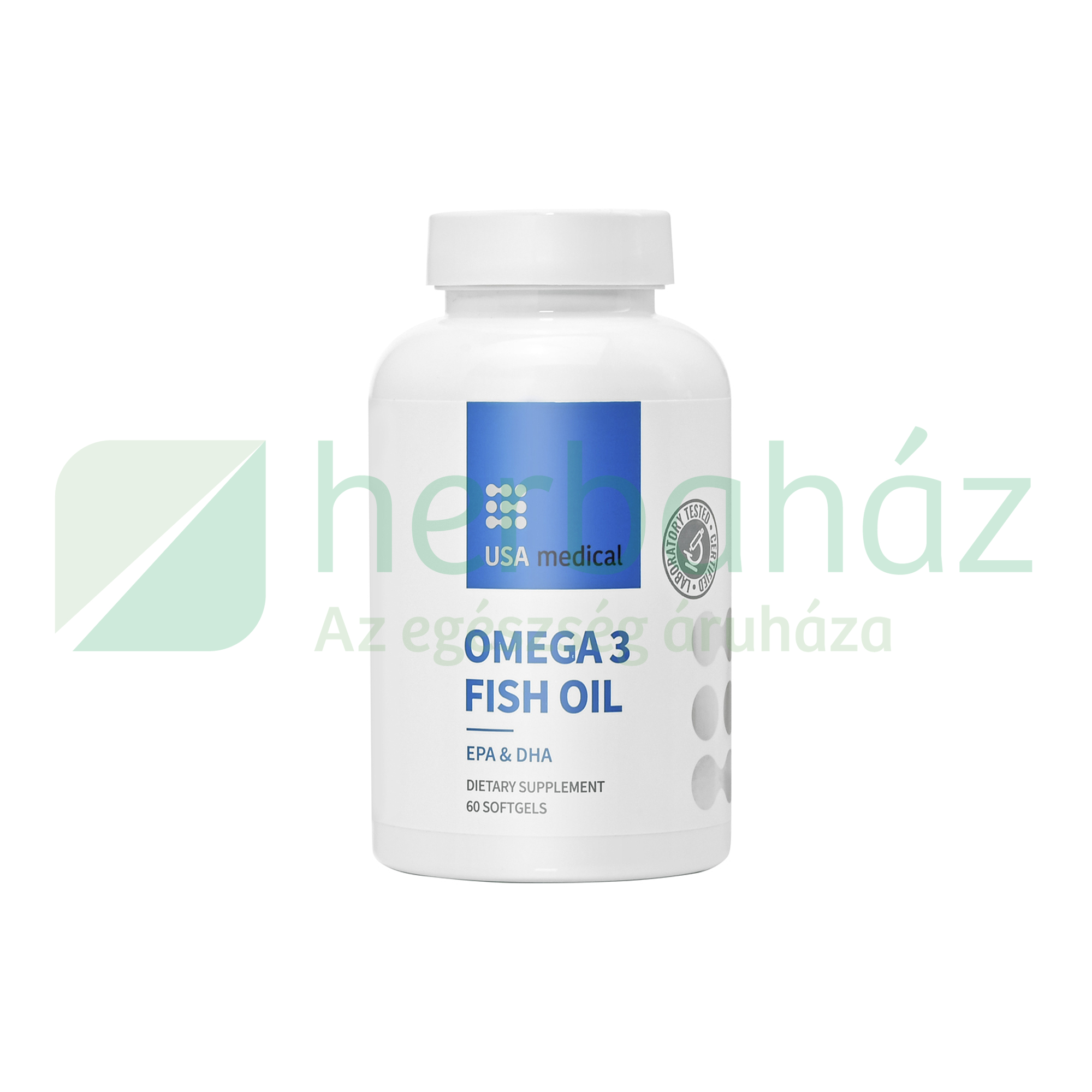 USA MEDICAL OMEGA 3 FISH OLAJ KAPSZULA 60DB