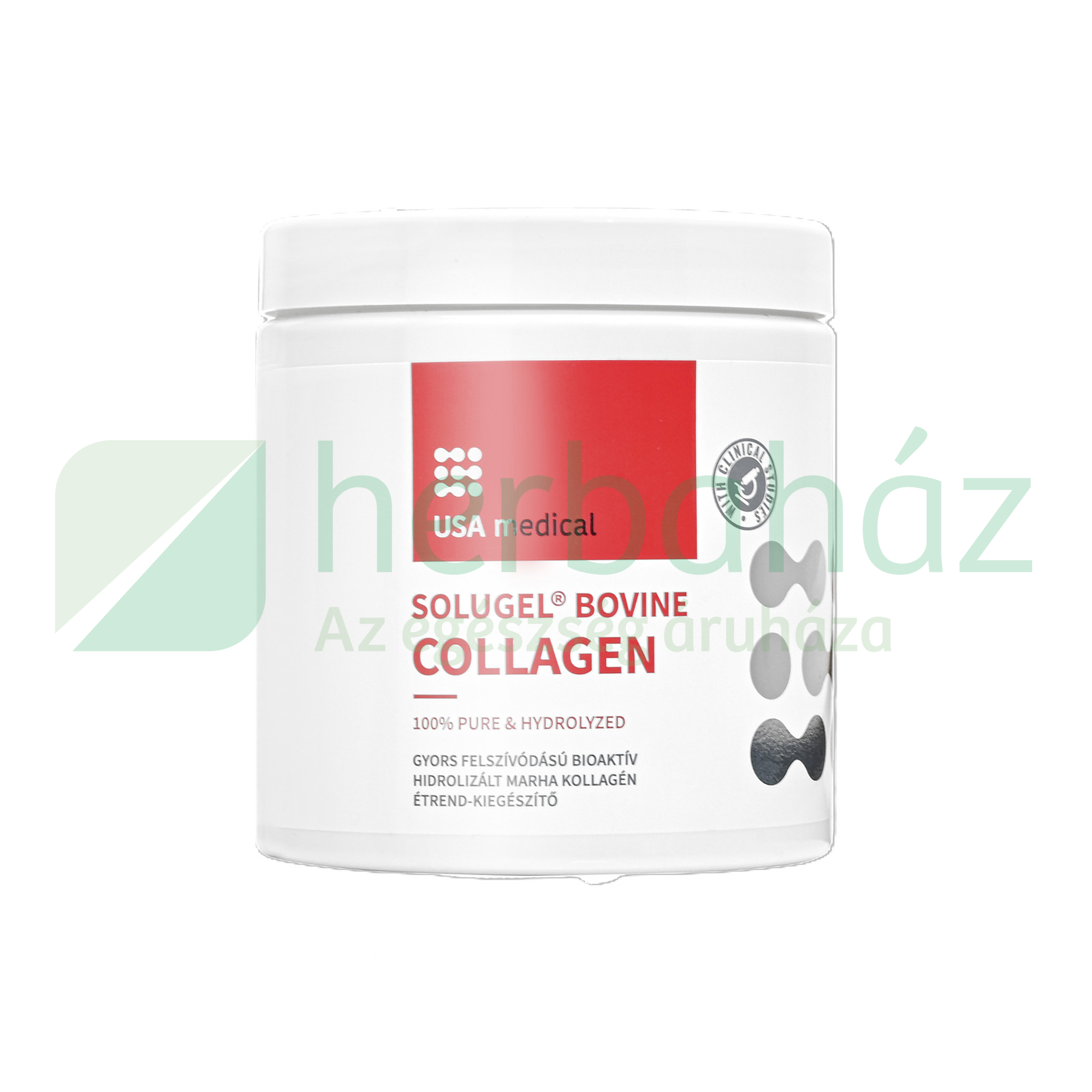 USA MEDICAL SOLUGEL BOVINE MARHA KOLLAGÉN POR 242G