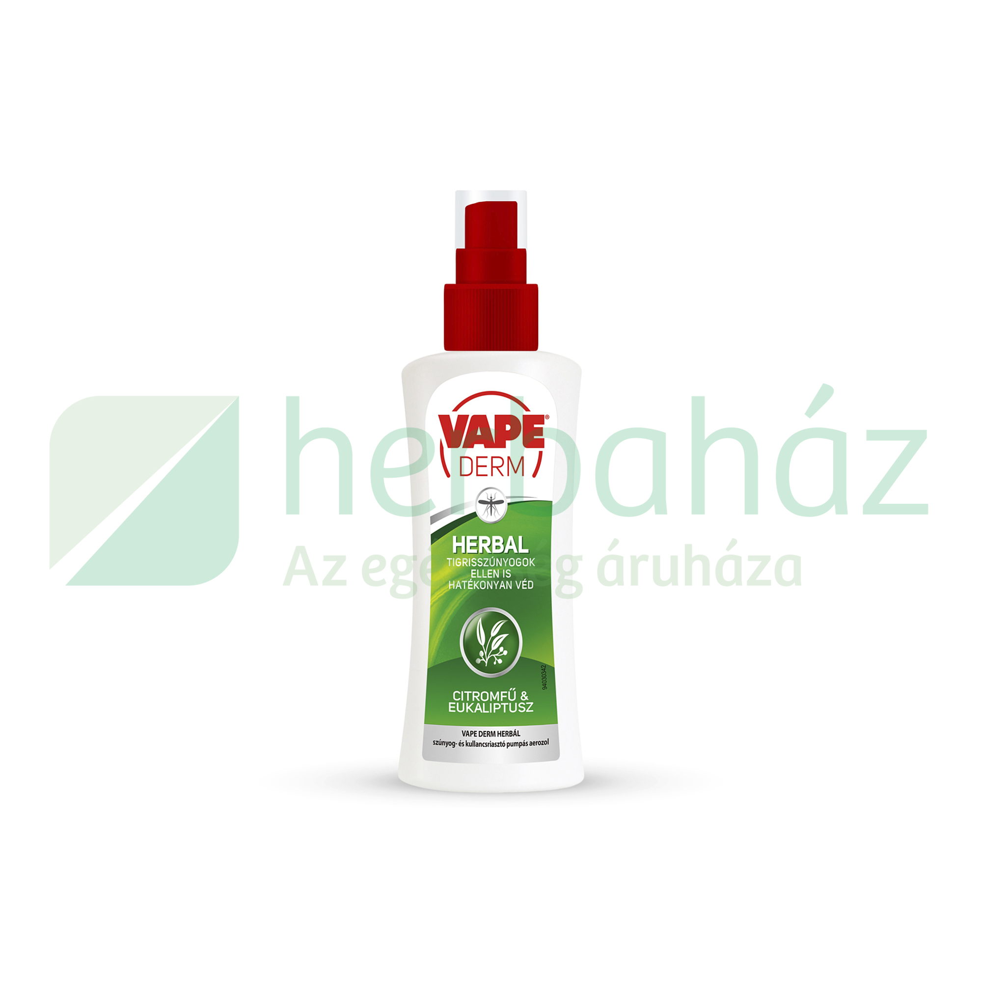 VAPE DERM HERBAL SZÚNYOG- ÉS KULLANCSRIASZTÓ PUMPÁS 100ML