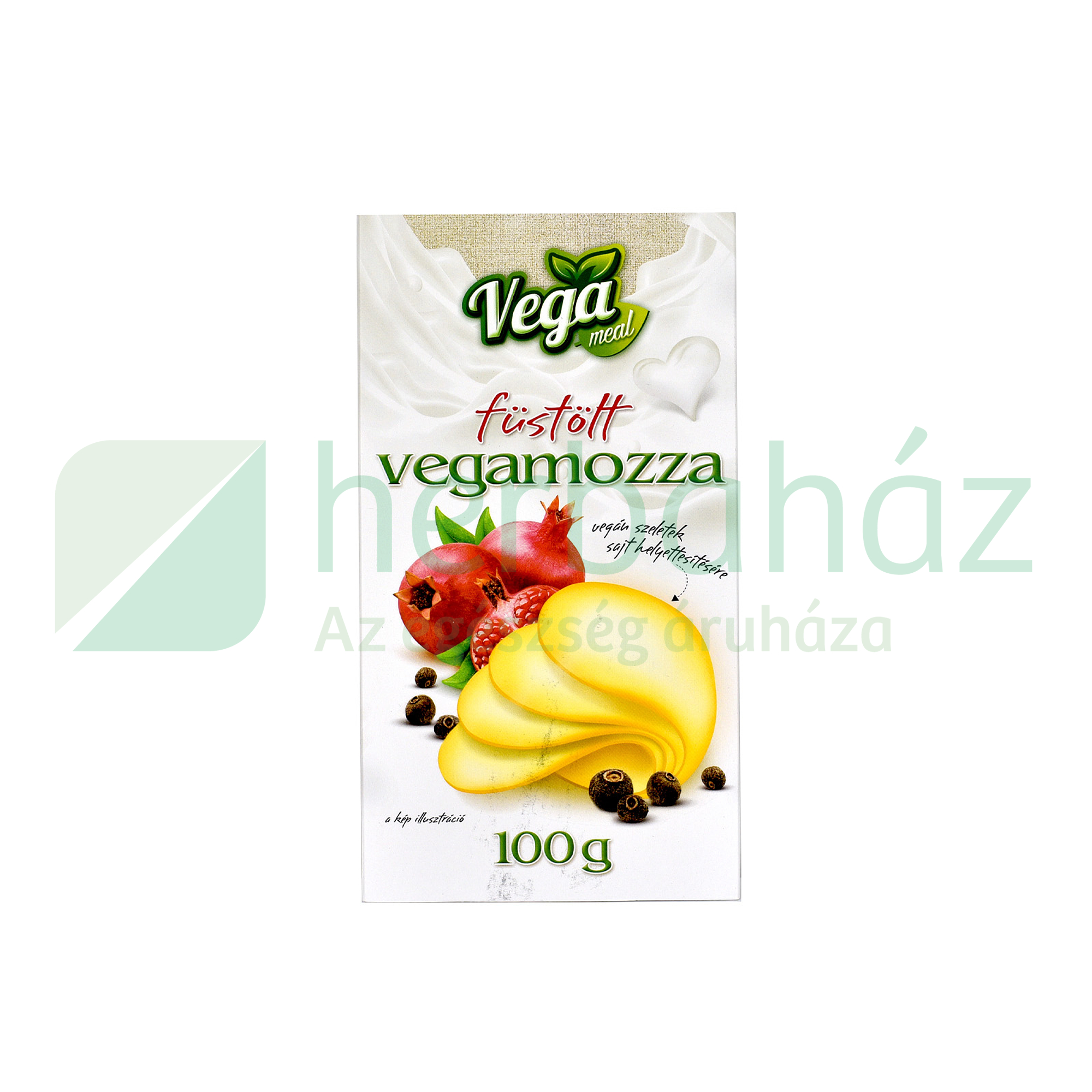 VEGA MEAL VEGAMOZZA FÜSTÖLT SZELETELT 100G (H)