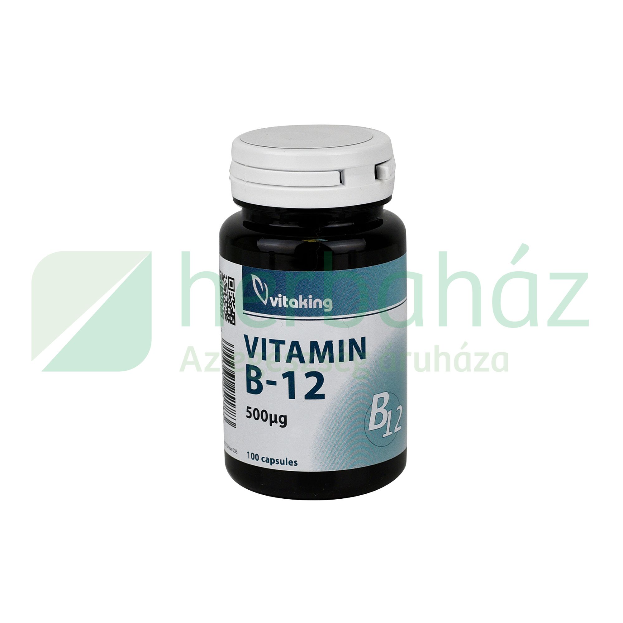 VITAKING B-12-KOBALAMIN 500MG KAPSZULA 100DB