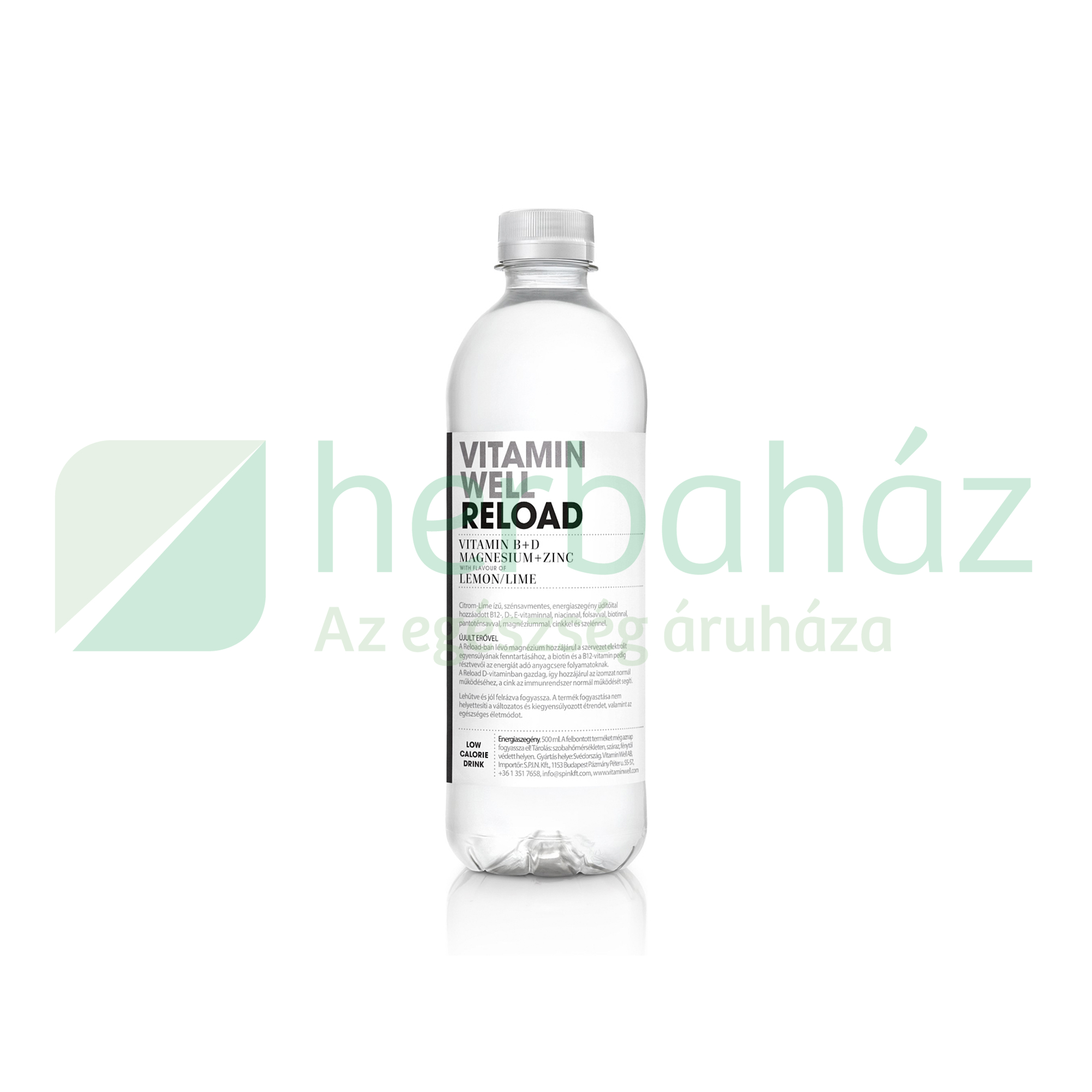 VITAMIN WELL RELOAD SZÉNSAVMENTES ÜDÍTŐITAL CITROM-LIME 500ML DRS+50FT BETÉTDÍJ